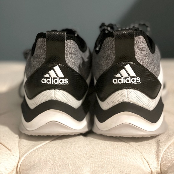 Size 15 Adidas white/black - Picture 3 of 3